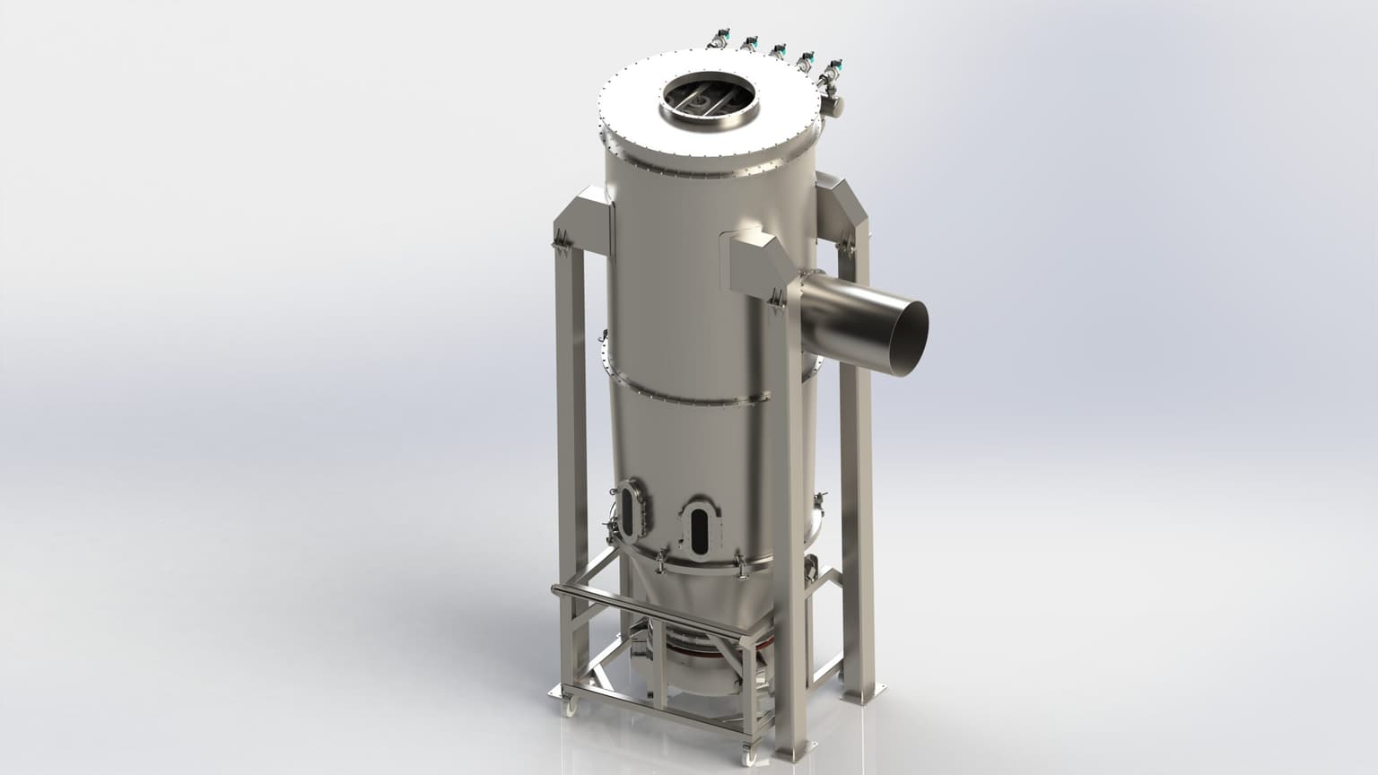 Industrial drying equipment supplied by Lozzar Process — complete thermal drying system